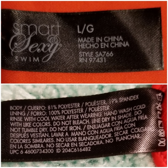 <SMART & SEXY> 2-Piece Coral Pushup Studded Bikini - Picture 7 of 15